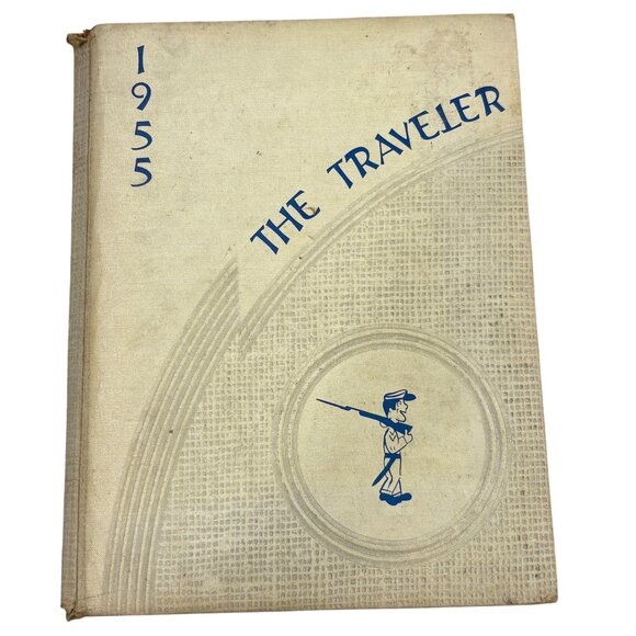 1955 The Traveler Yearbook With Autographs & Illustrations - Picture 1 of 8